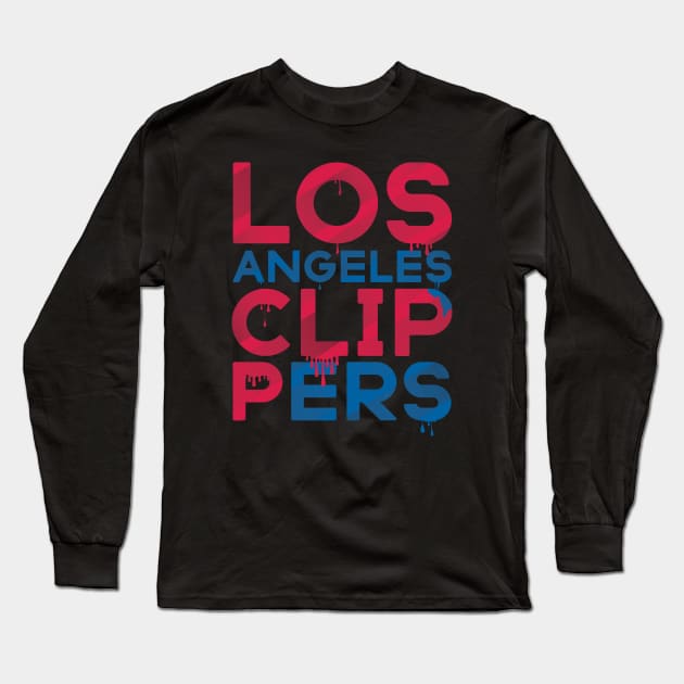 Los Angeles Clippers Long Sleeve T-Shirt by slawisa